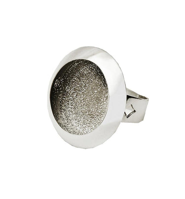 Anillo Cielo Estrellado Plata Mediano
